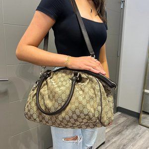 GUCCI GG Monogram Canvas Bag